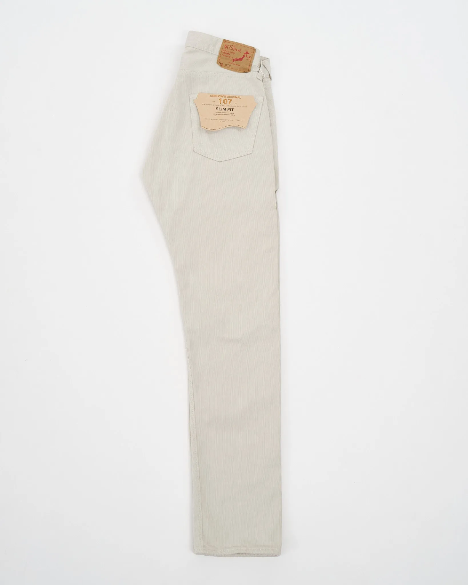 107 COTTON PIQUE IVY FIT PANTS IVORY