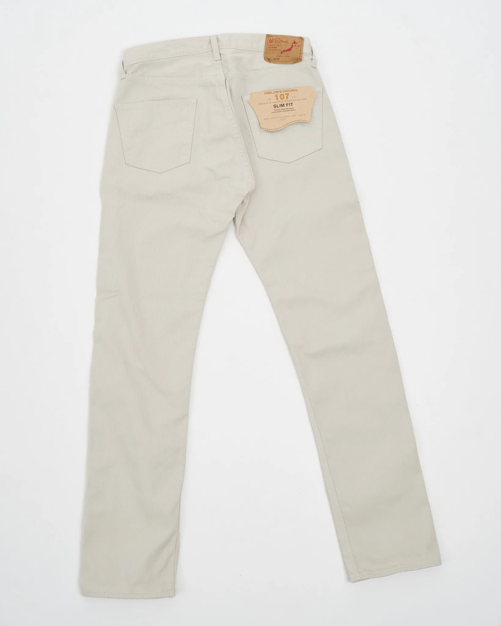 107 COTTON PIQUE IVY FIT PANTS IVORY