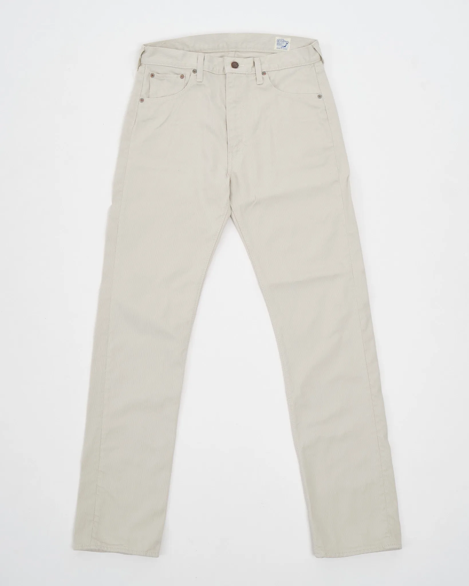 107 COTTON PIQUE IVY FIT PANTS IVORY