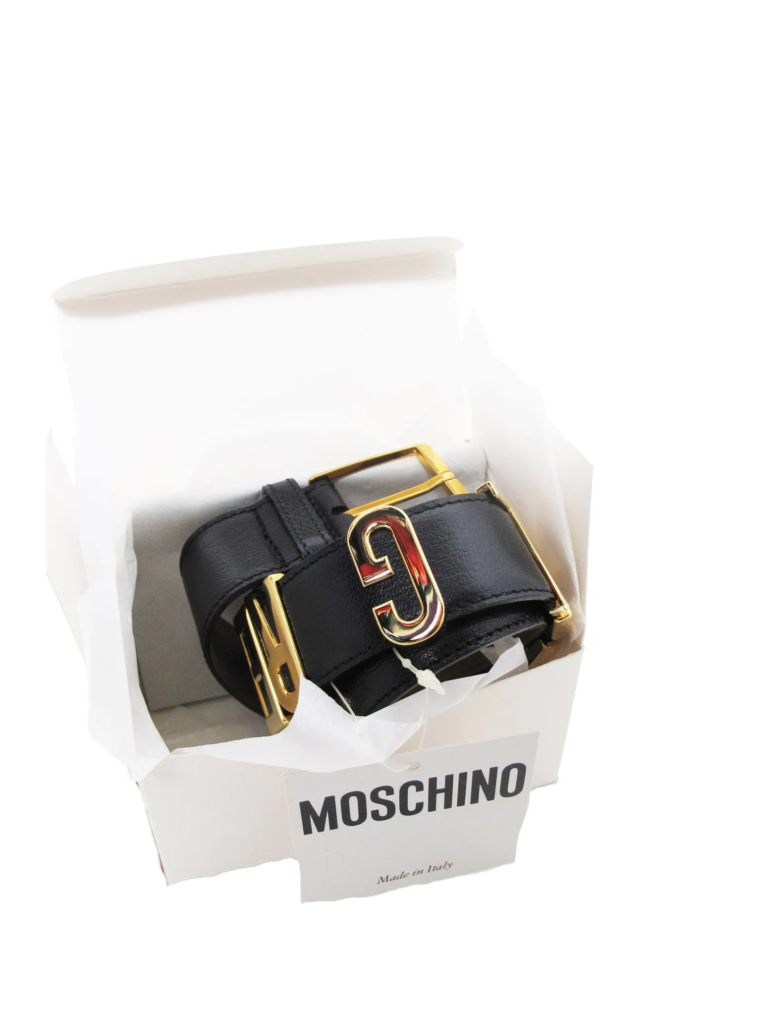 1990s MOSCHINO "I feel great" belt