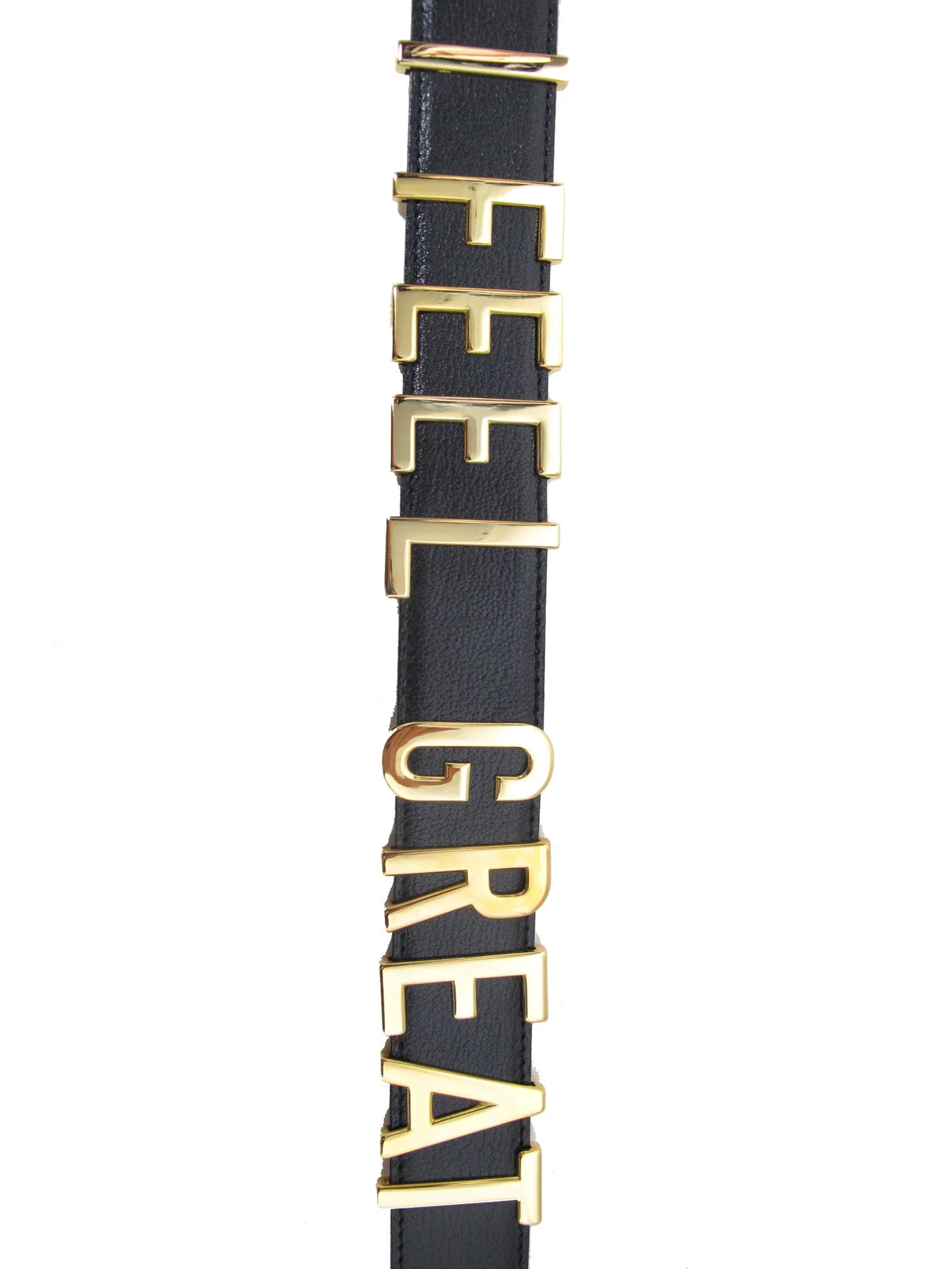 1990s MOSCHINO "I feel great" belt