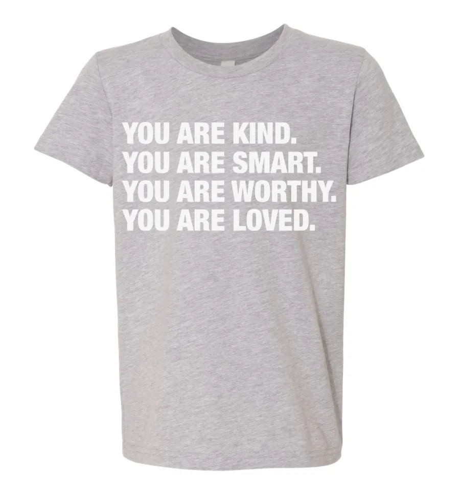 4 Things® Affirmation Kids Tee - Grey