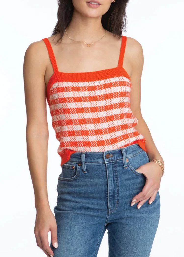 525 America Gingham Sweater Tank