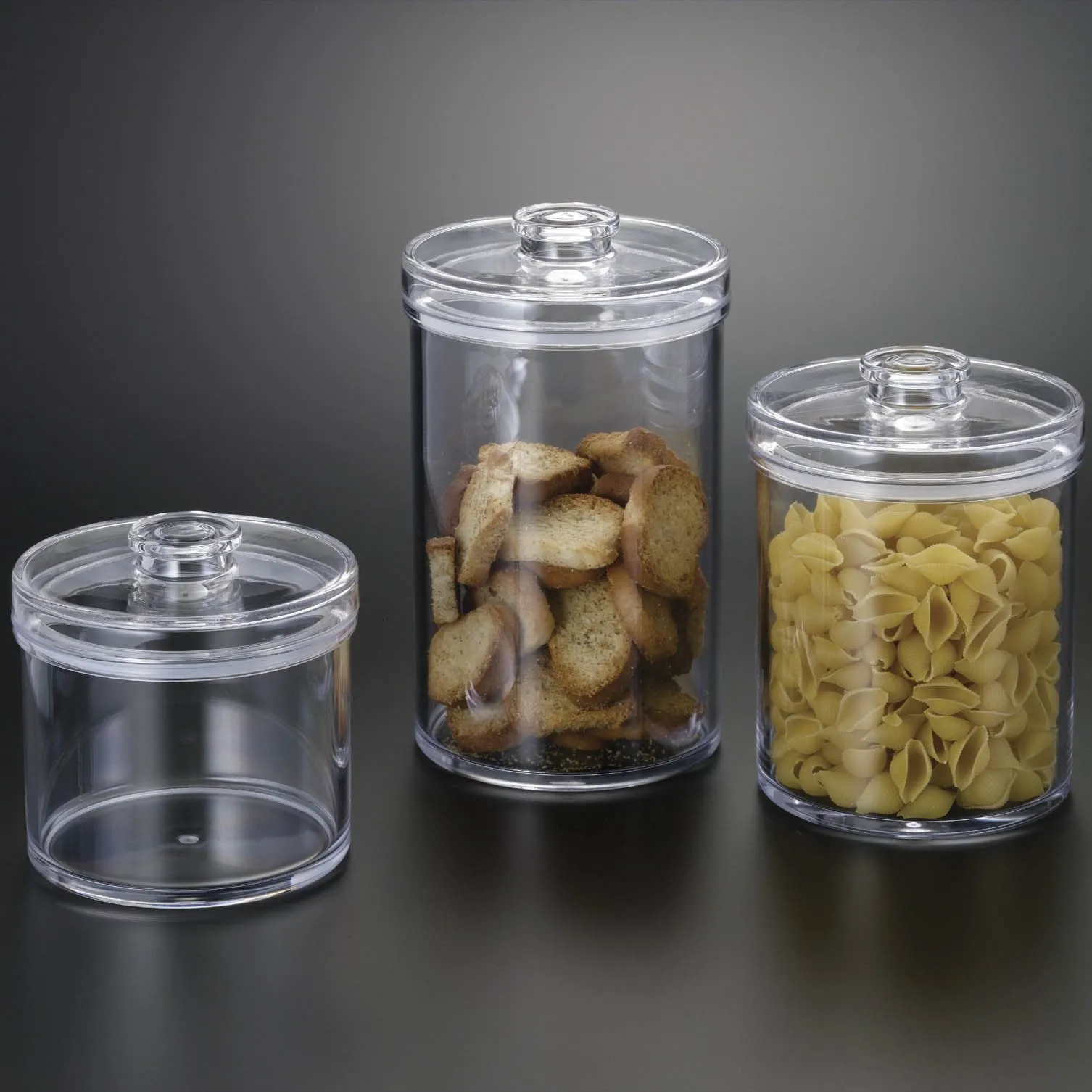 Acrylic Cylinder Cookie Canister - Multiple Sizes Available!