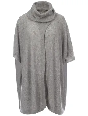 Amara Reya Charli light grey poncho