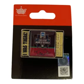 Arkansas Razorbacks 2019 Men's College World Series CWS "I WAS THERE" Pin