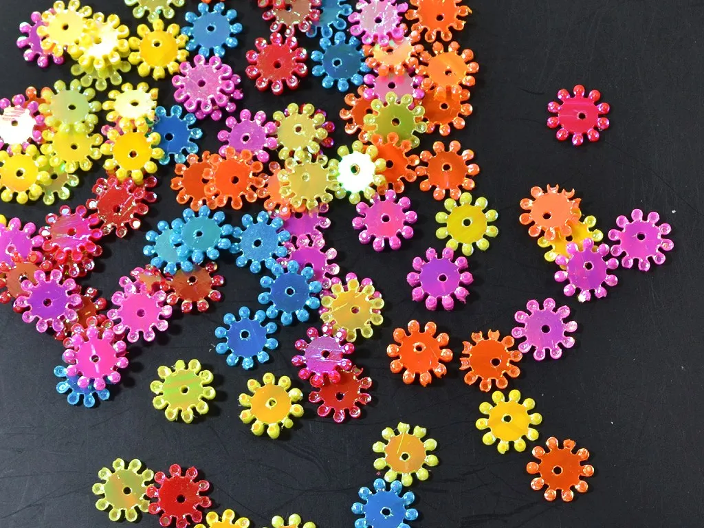 Assorted Flower Shaped Sequins(Wholesale)