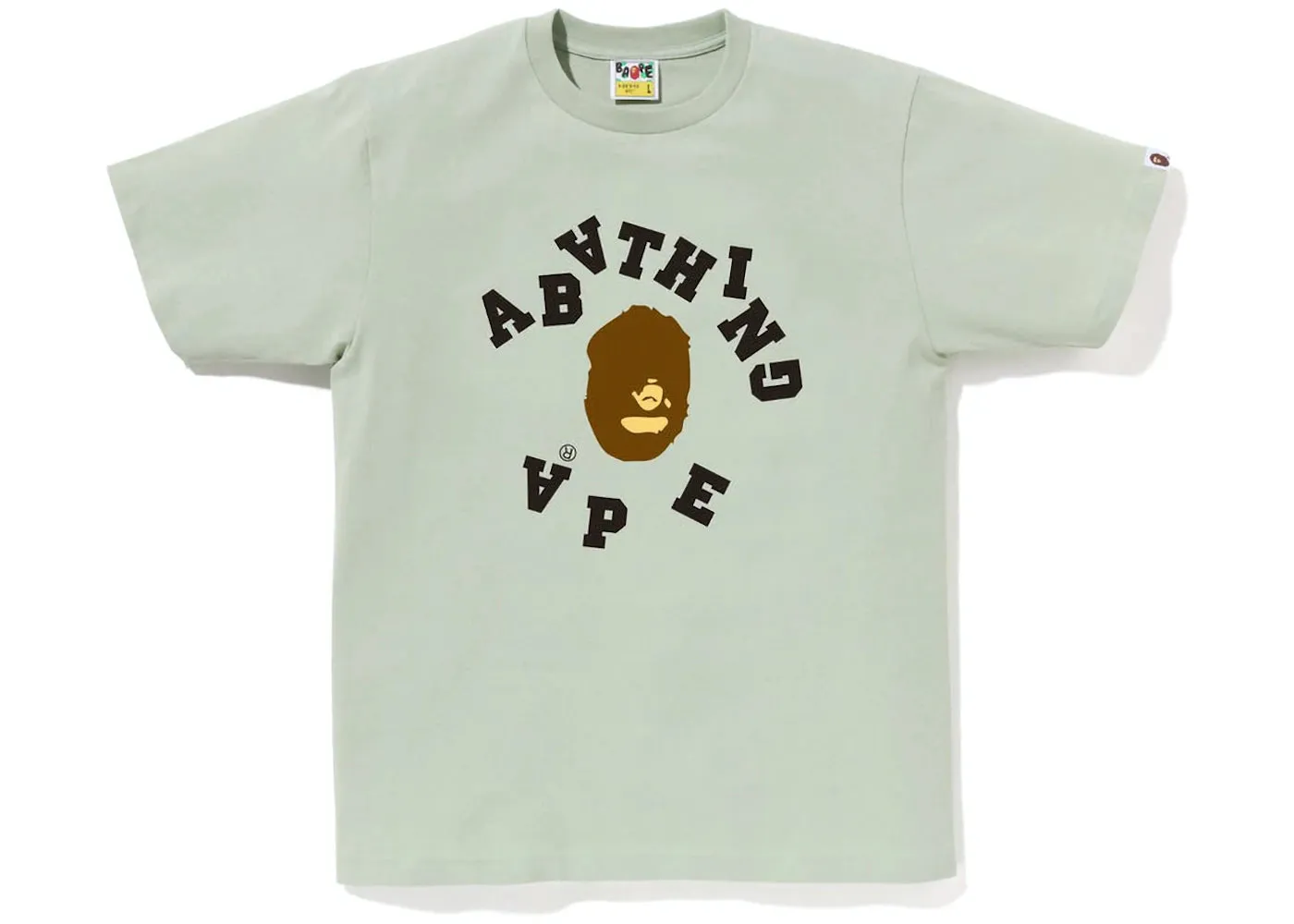 BAPE Broken College Tee (SS23) Green