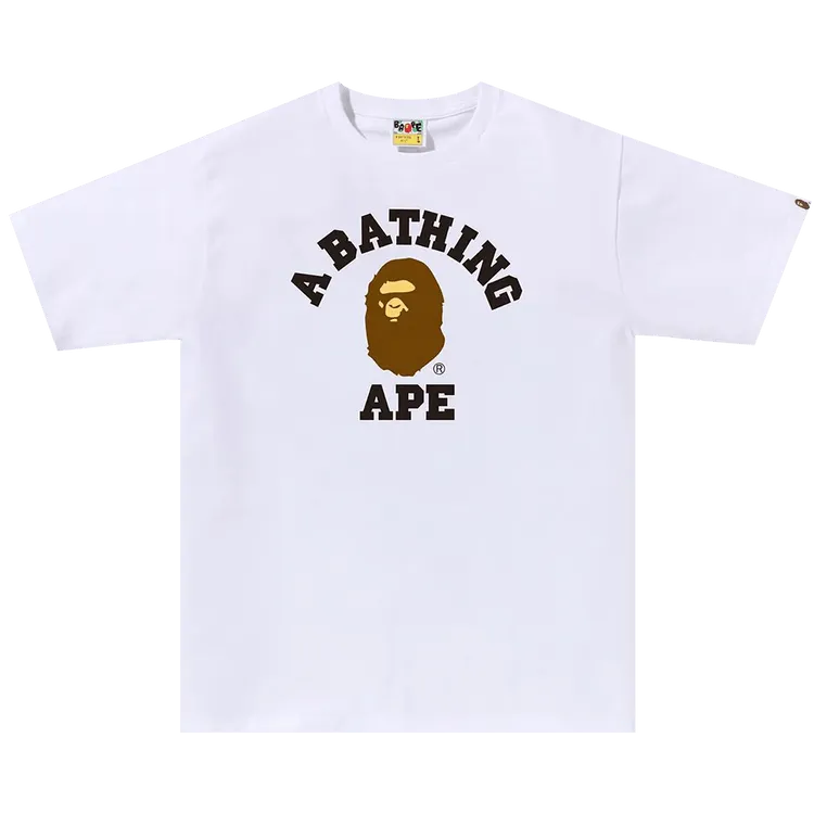 BAPE College Tee White