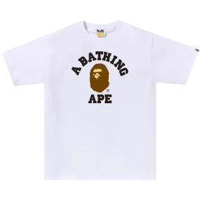 BAPE College Tee White