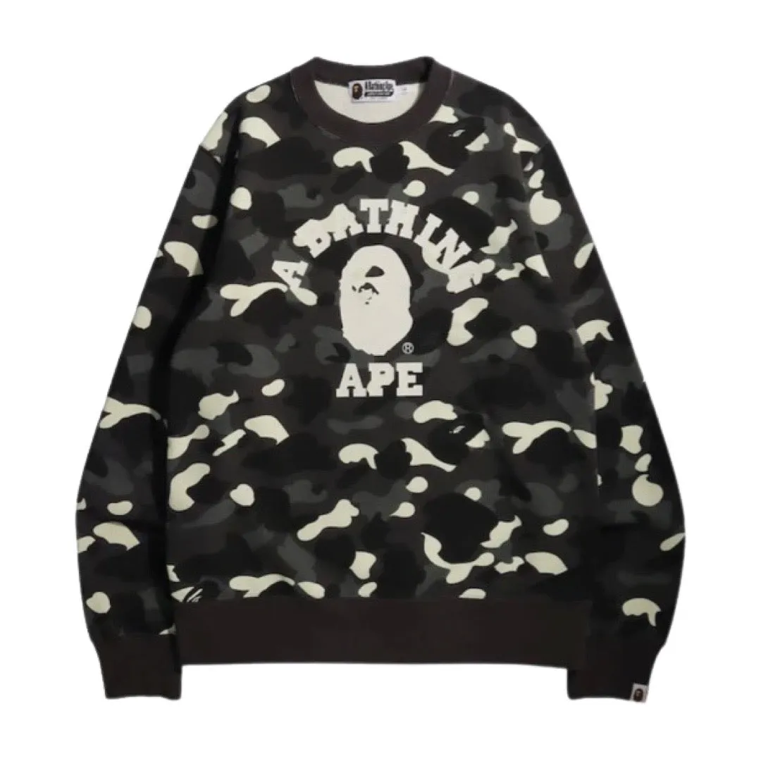 BAPE Color Camo College Black Sweater