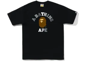 BAPE Colors College Tee (FW22) Black Black