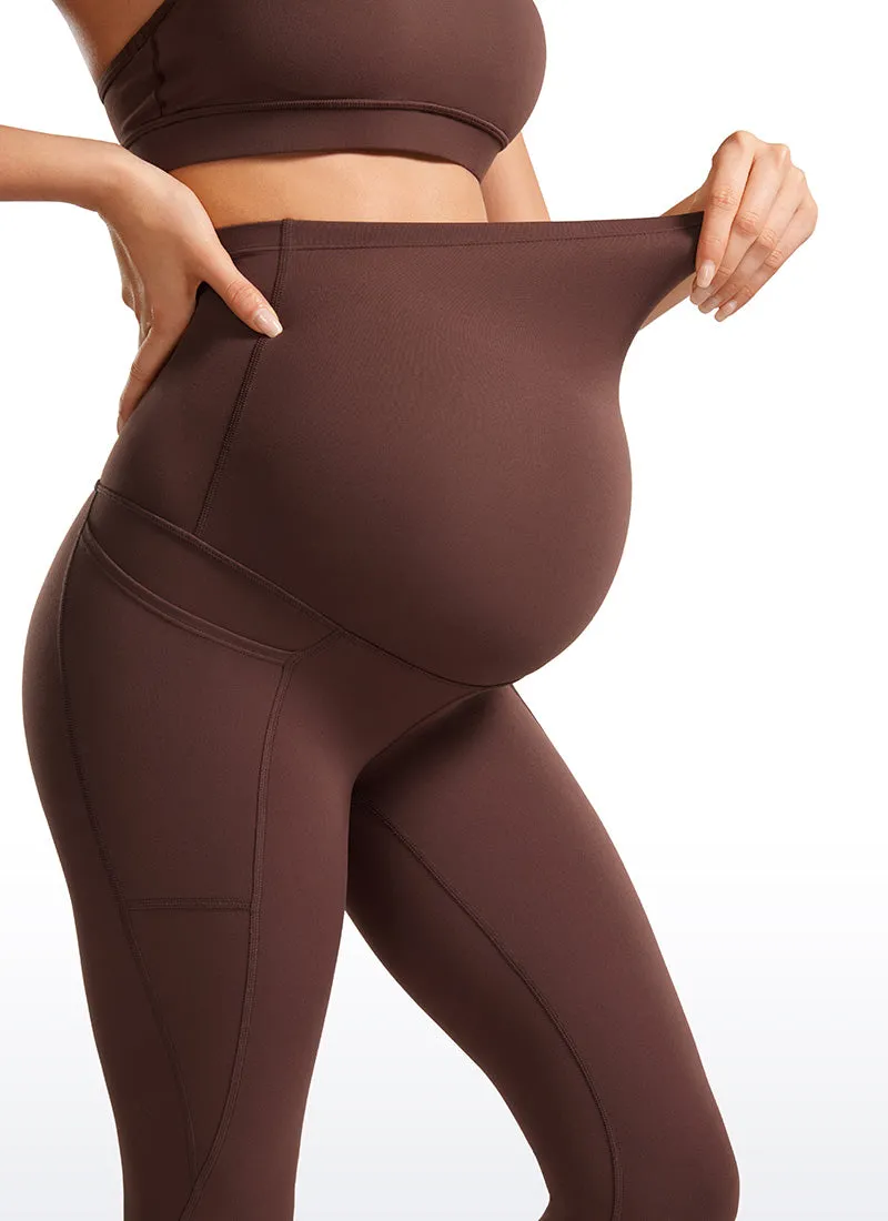 Butterluxe Maternity Leggings with Pockets 25"