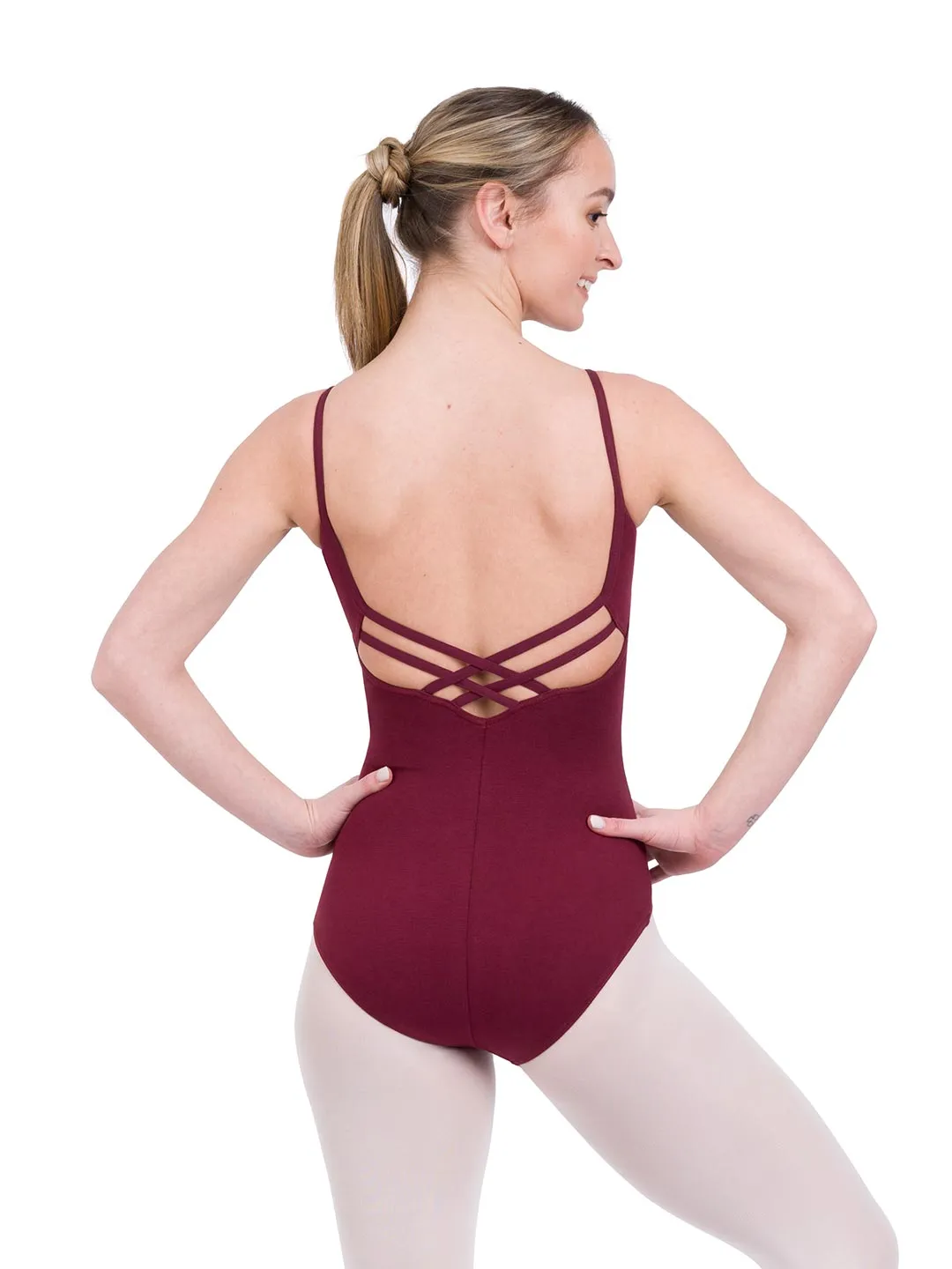 CAPEZIO CC102 V NECK CAMI LEOTARD