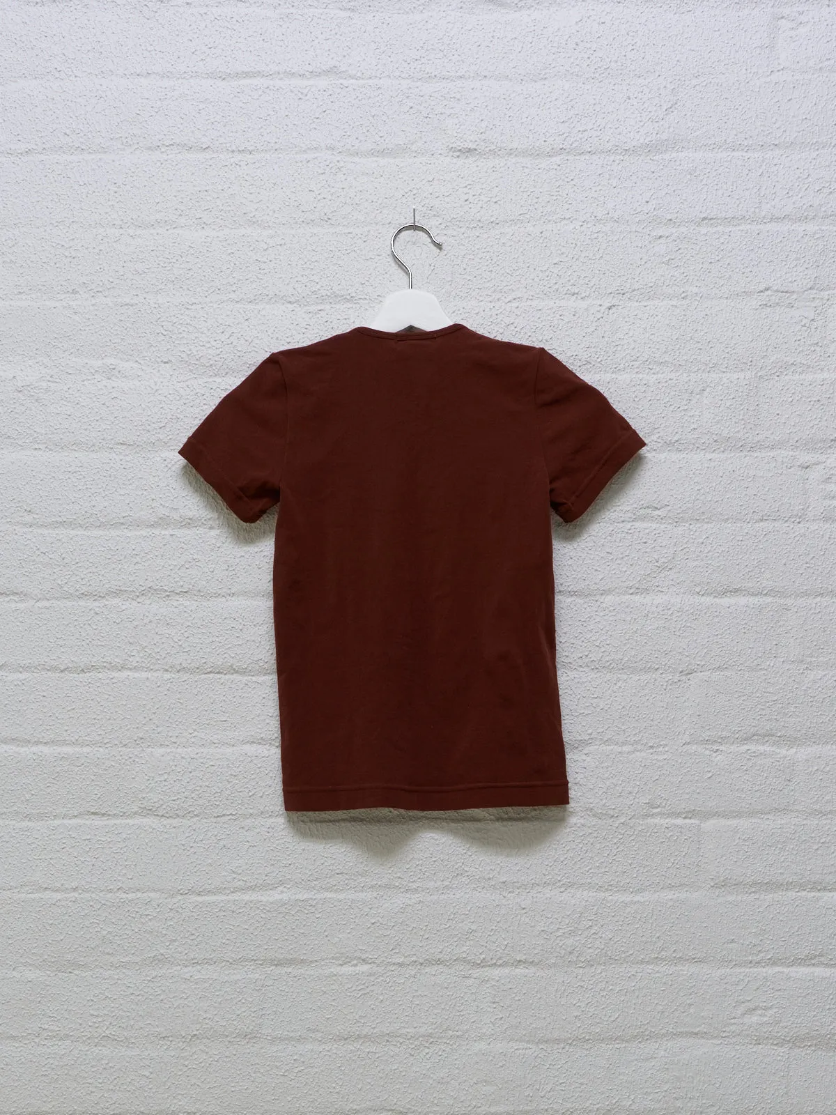 Comme des Garcons 1996 brown ultra stretch tshirt - womens S