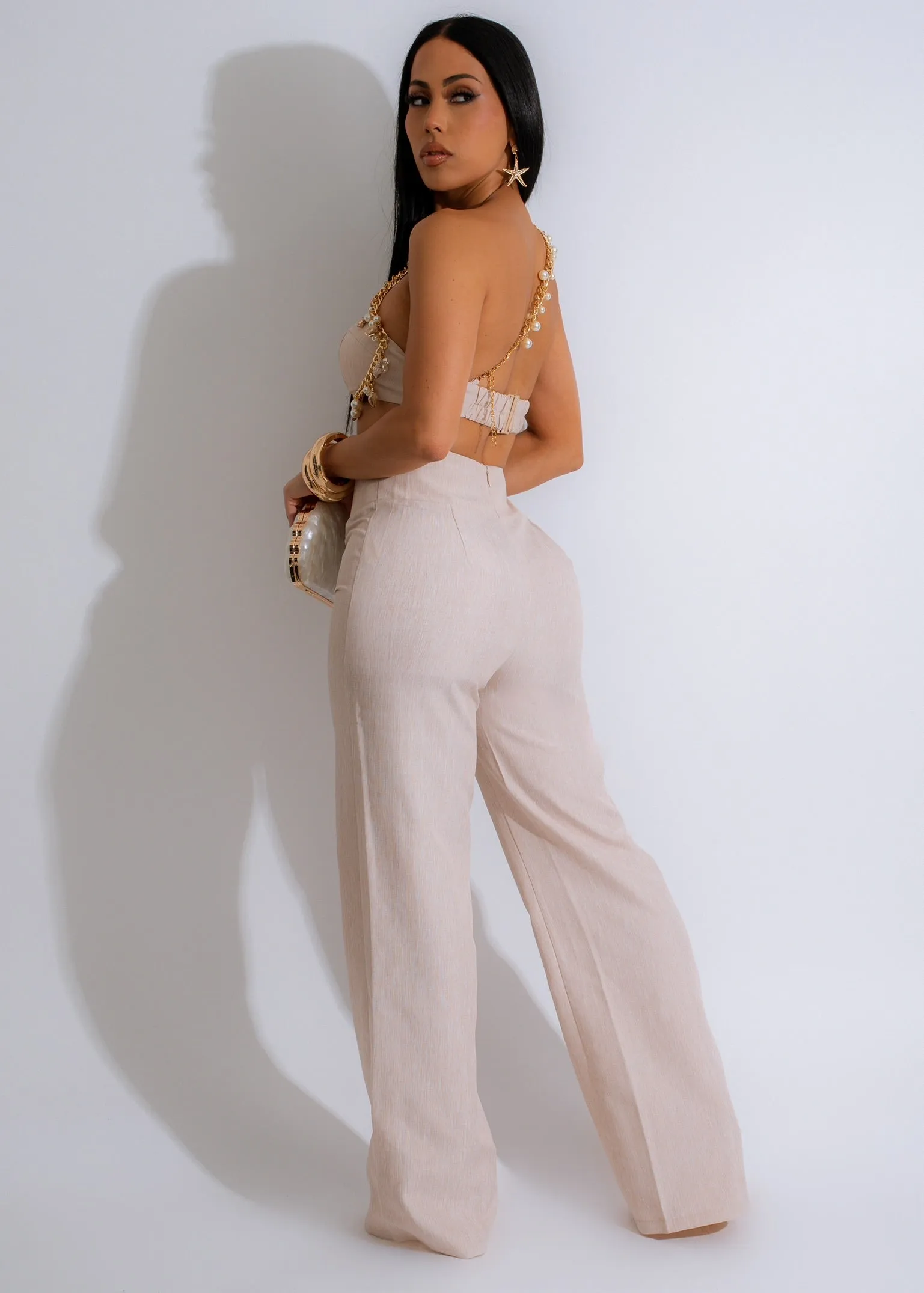 Conch Essence Pant Set Nude