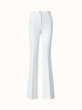 Cotton Silk Stretch Bootcut Pant