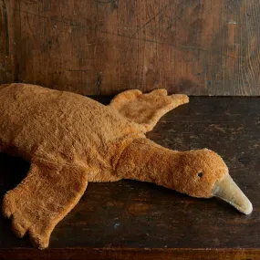 Cuddly Goose Toy/Heat Pack in Organic Cotton/Lambswool - Rust (Limited Edition) *Pre-order opens soon