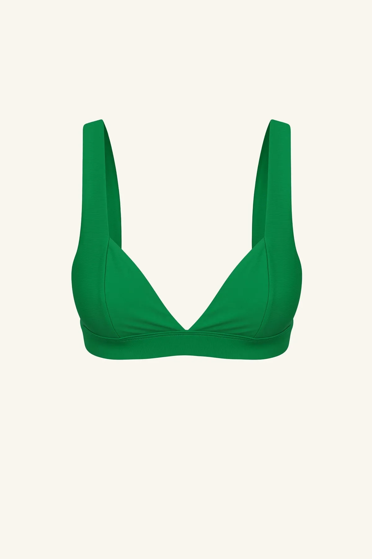 DAIQUIRI WIDE STRAP BIKINI TOP - TREE GREEN