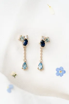 Dew Drop Studs in Tranquil