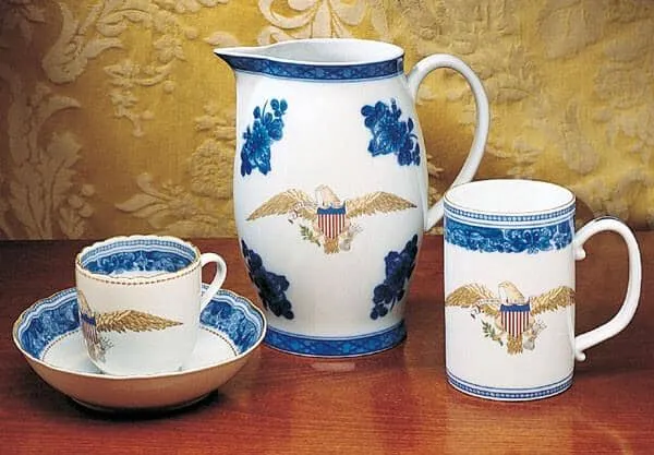 Diplomatic Eagle Cup and Saucer