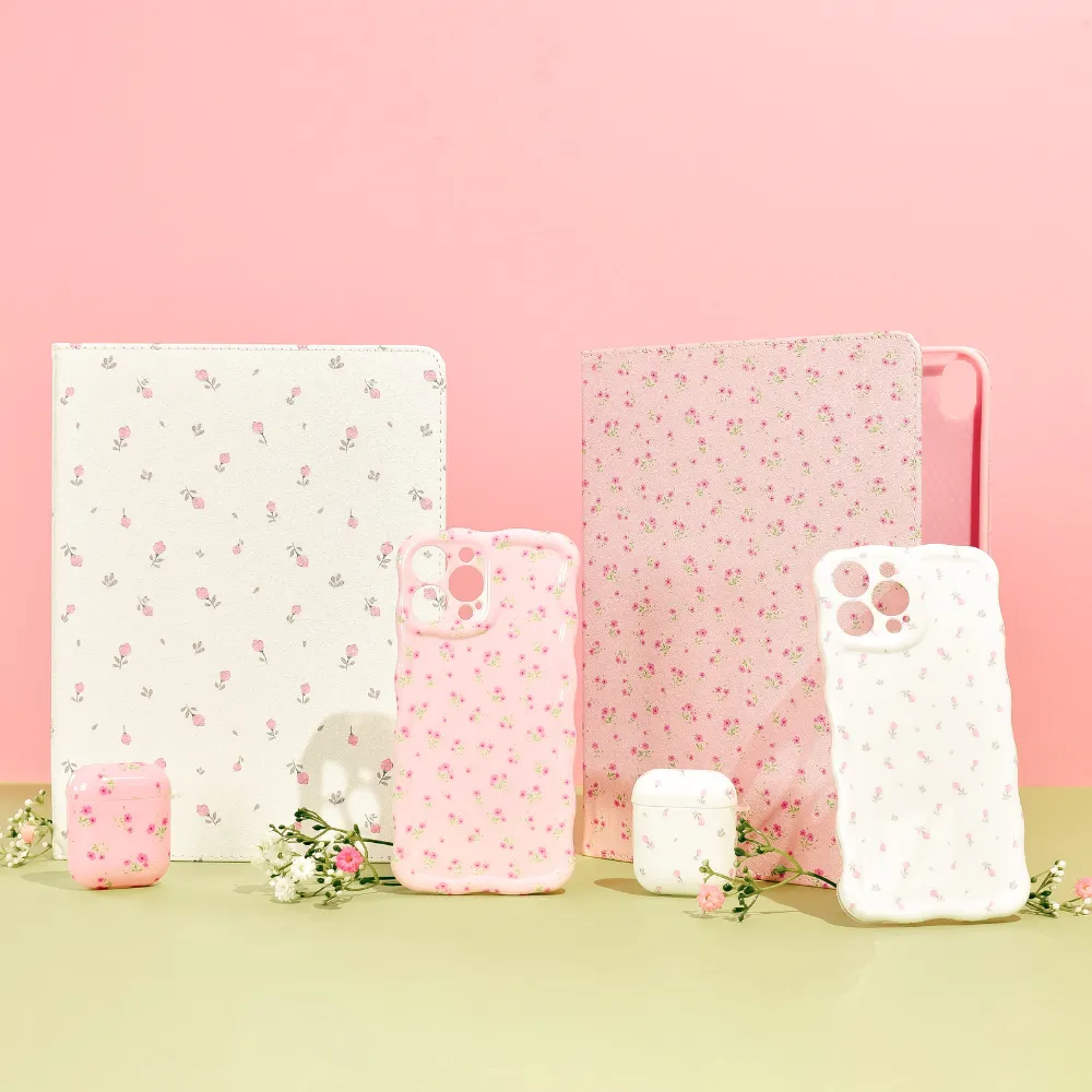 Ditsy Floral Pink iPad Case