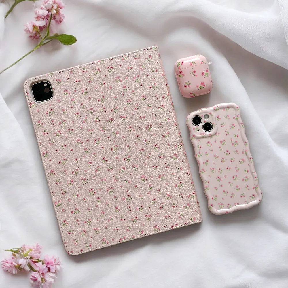 Ditsy Floral Pink iPad Case