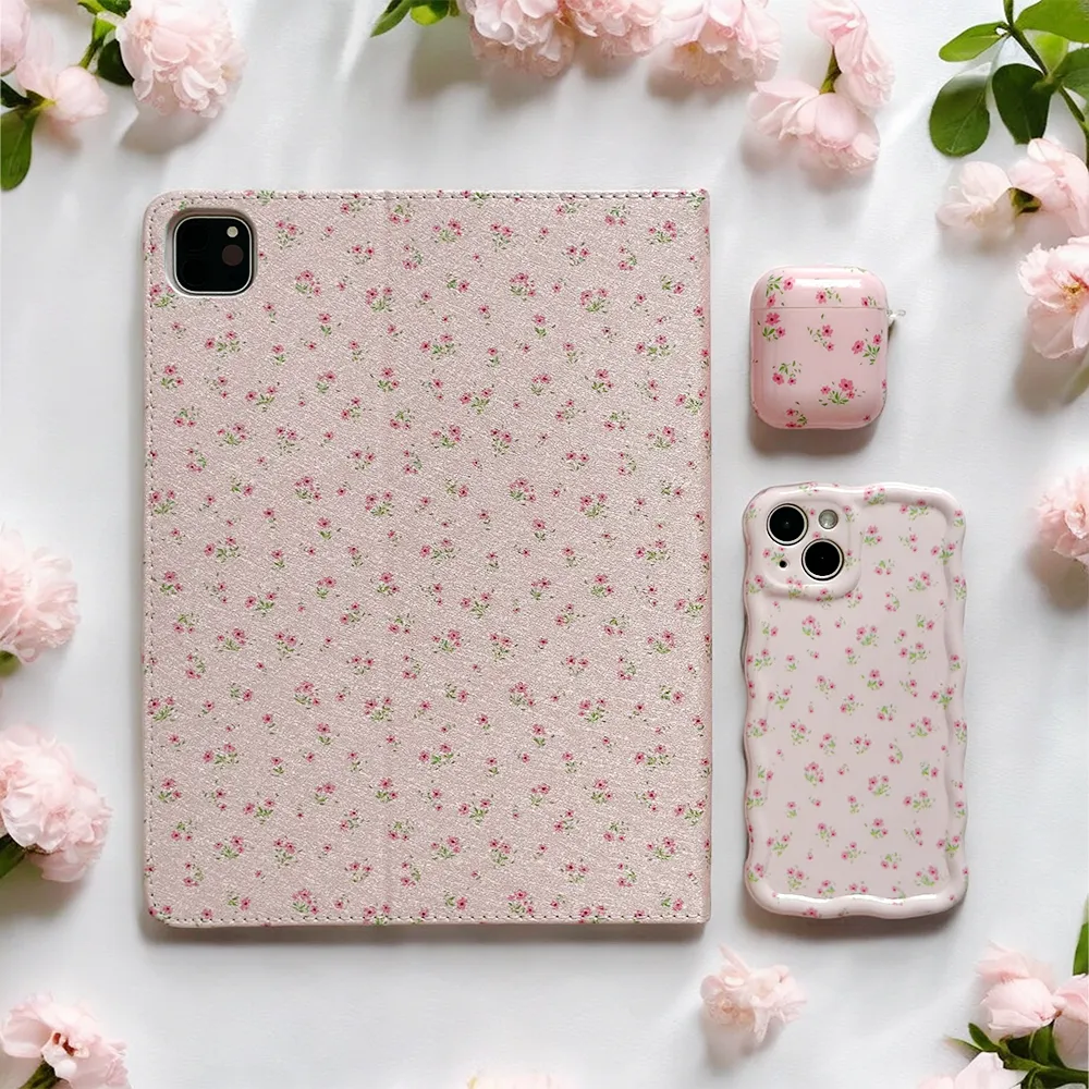 Ditsy Floral Pink iPad Case