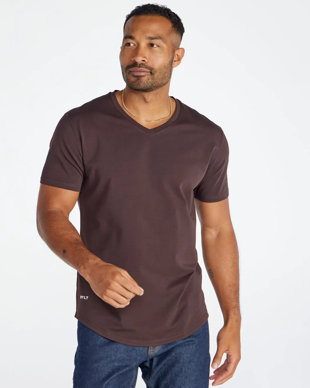 Drop-Cut V-Neck: LUX <!-- Size L -->