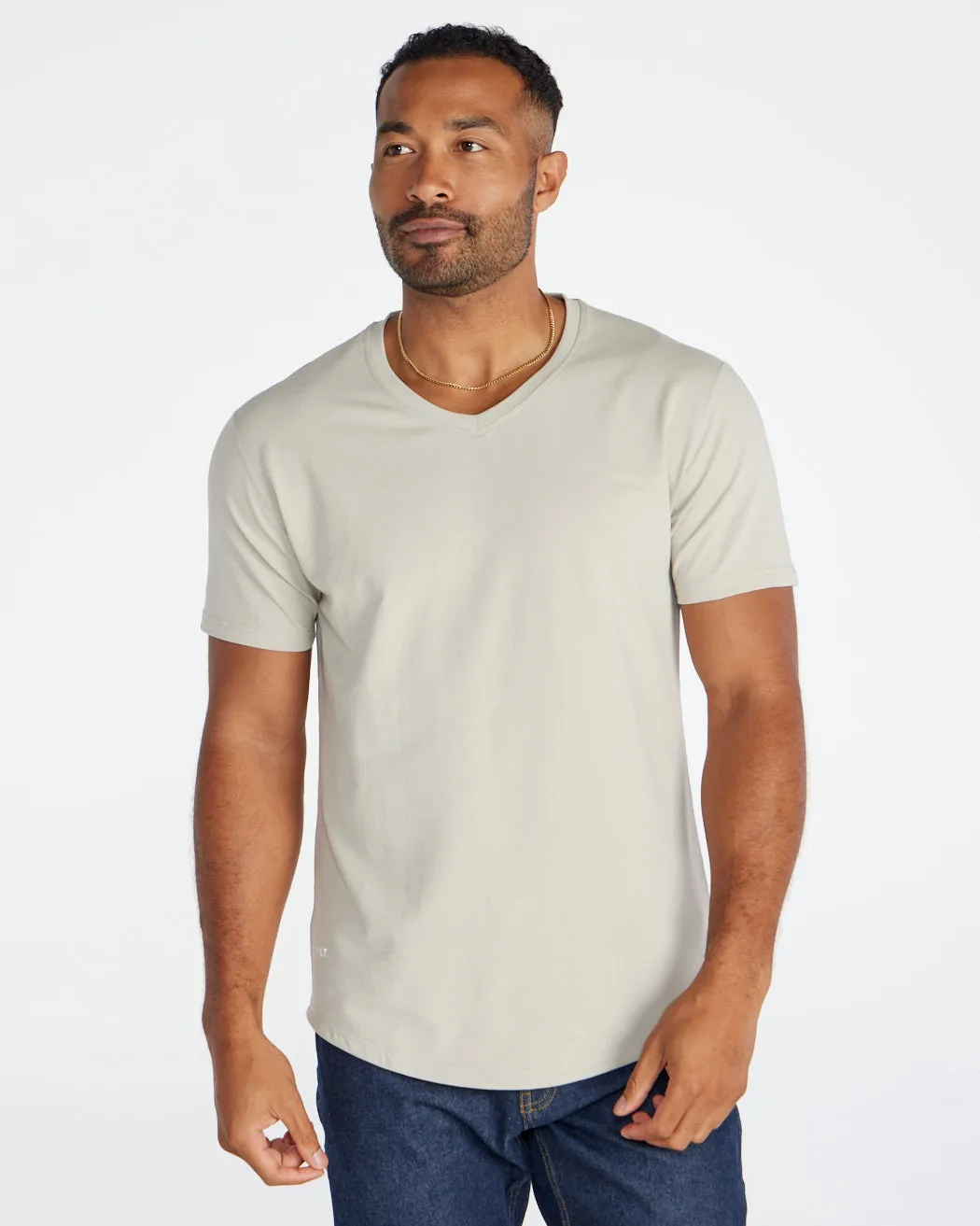 Drop-Cut V-Neck: LUX <!-- Size L -->