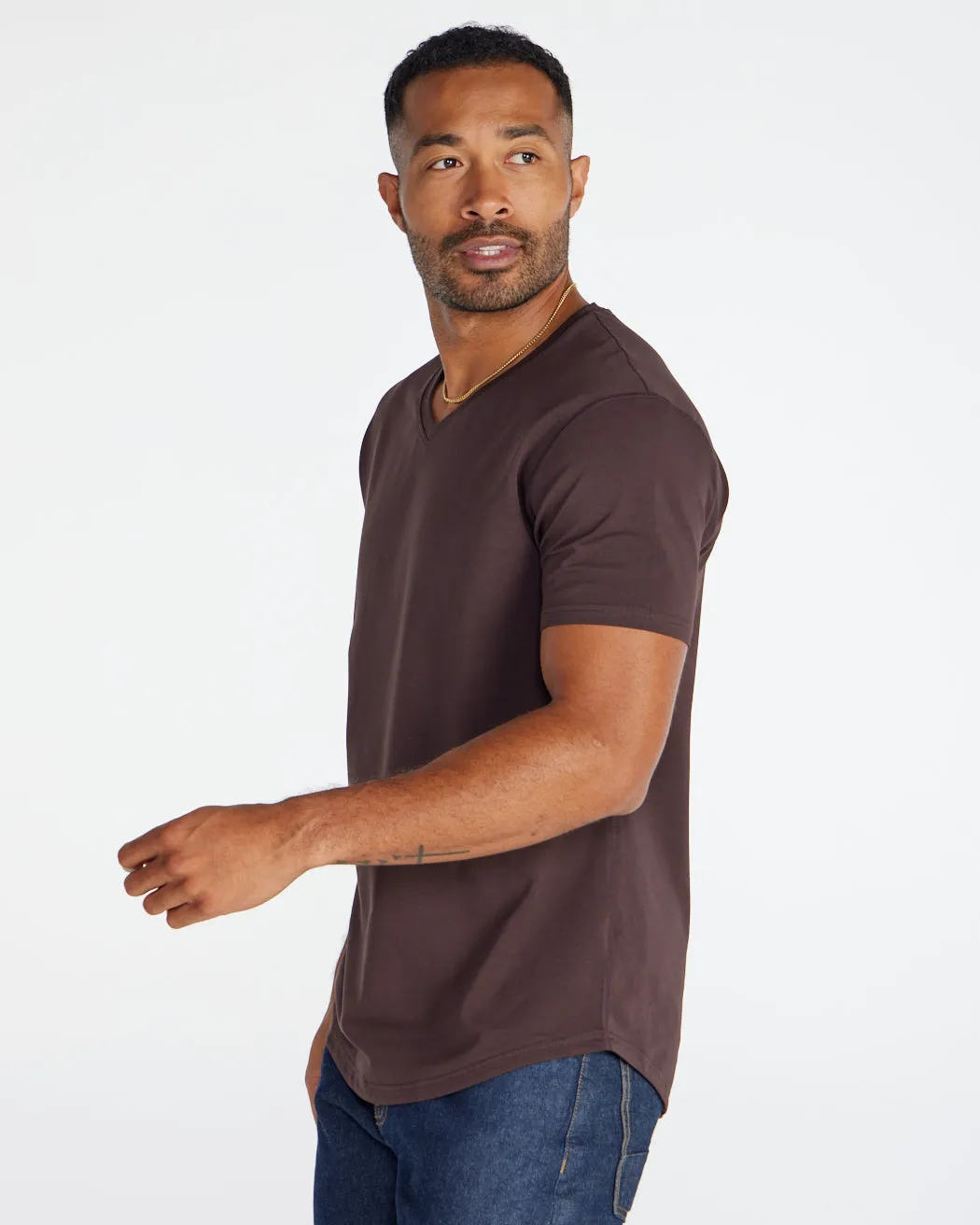 Drop-Cut V-Neck: LUX <!-- Size L -->