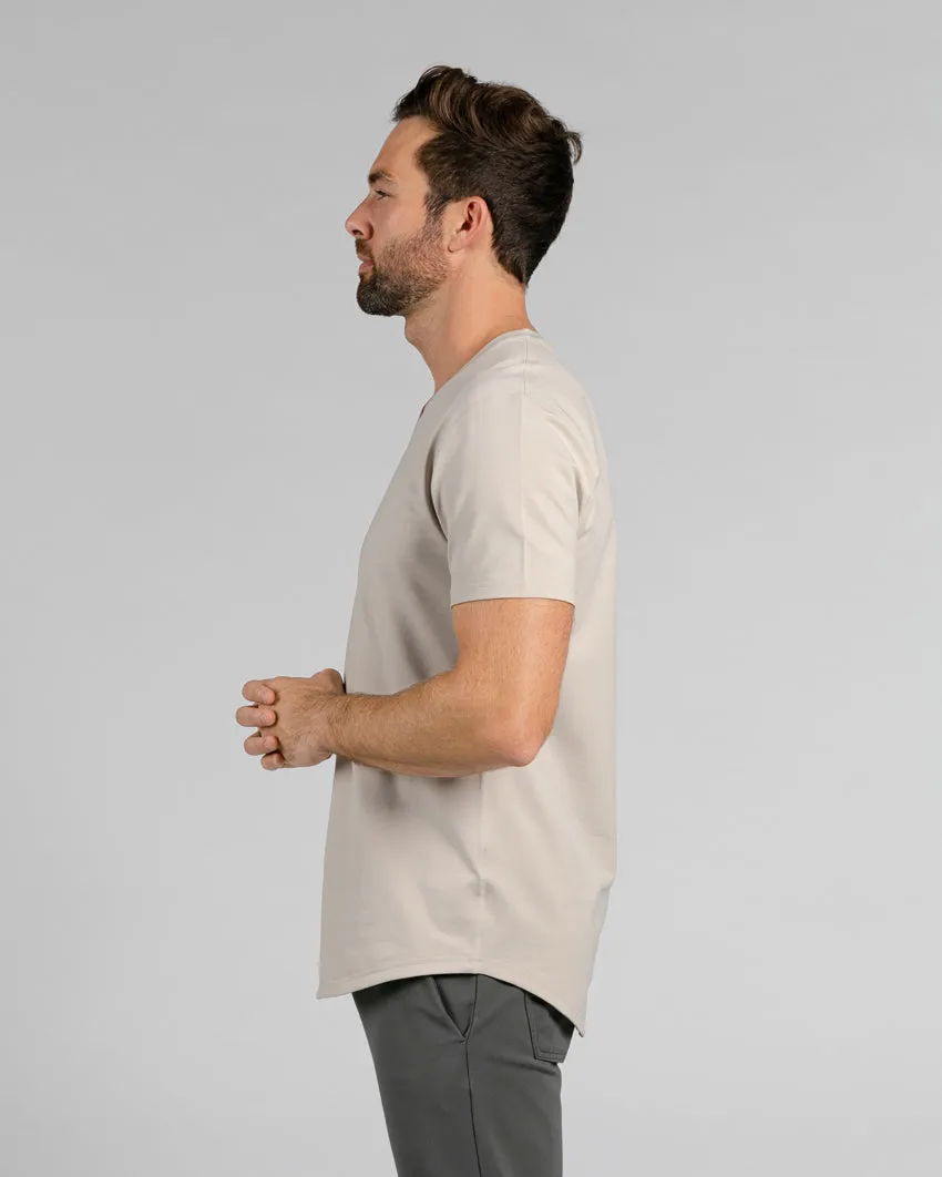 Drop-Cut V-Neck: LUX