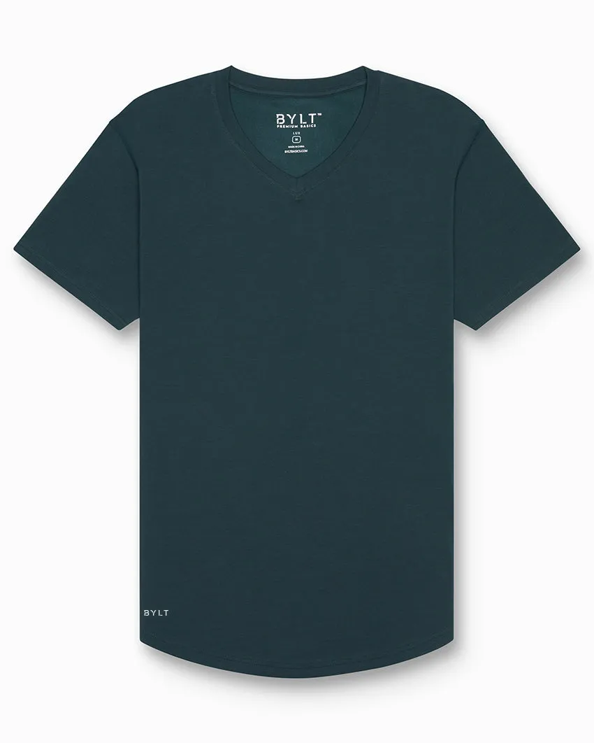 Drop-Cut V-Neck: LUX