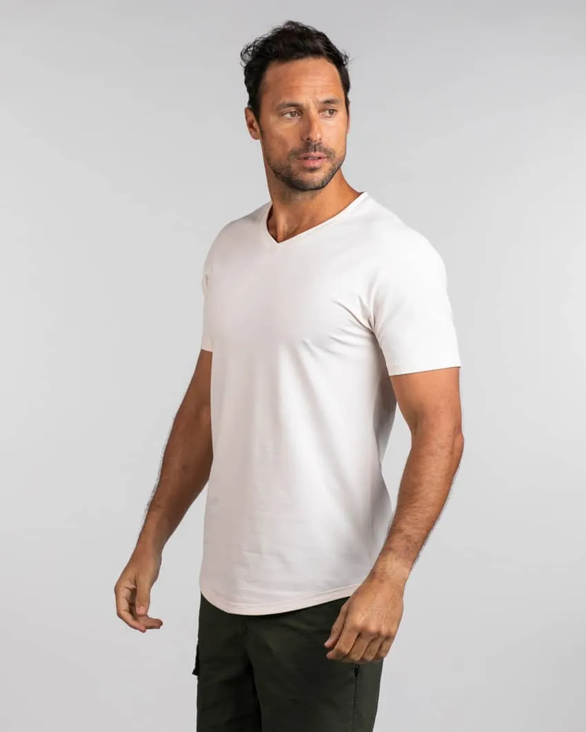 Drop-Cut V-Neck: LUX