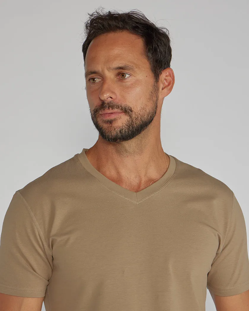 Drop-Cut V-Neck: LUX