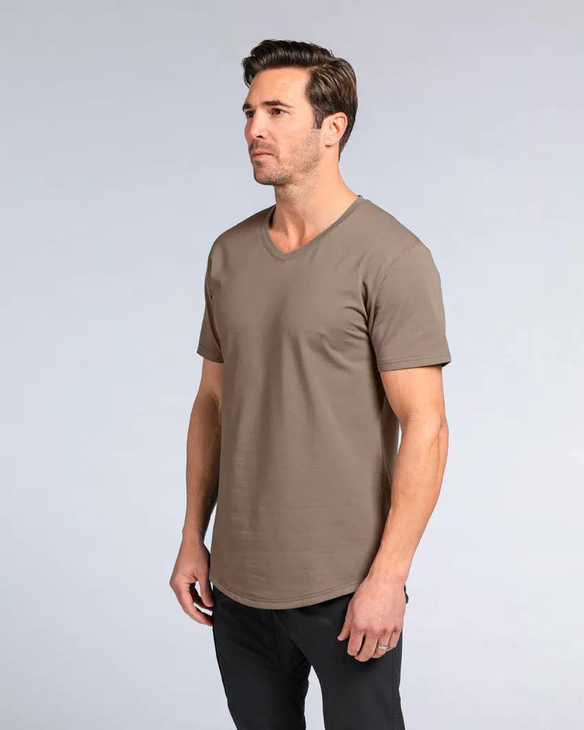 Drop-Cut V-Neck: LUX