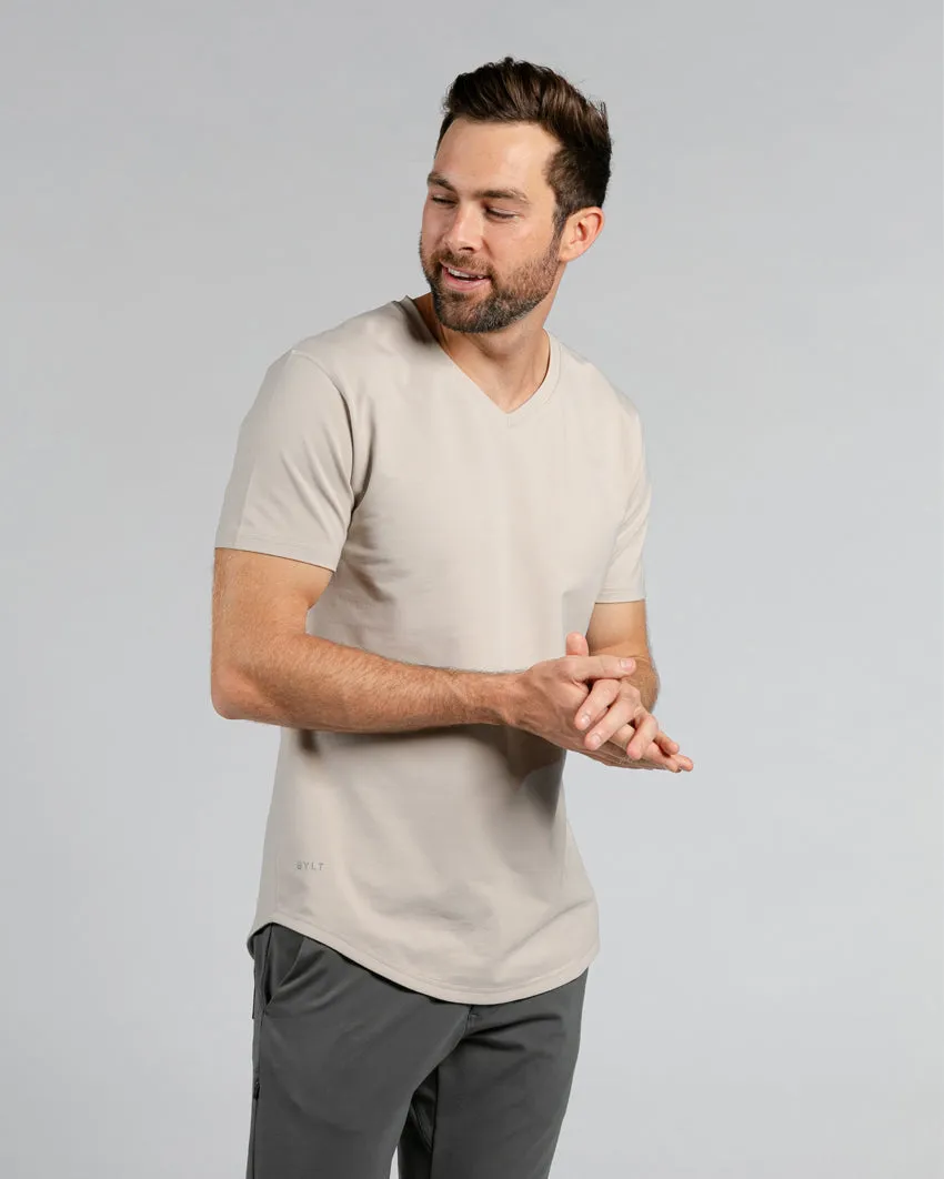 Drop-Cut V-Neck: LUX