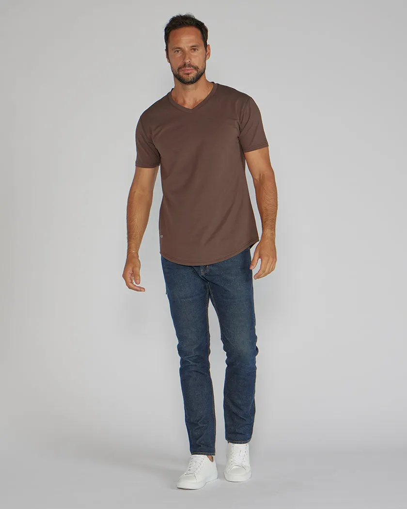 Drop-Cut V-Neck: LUX