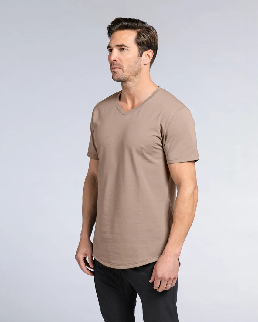 Drop-Cut V-Neck: LUX