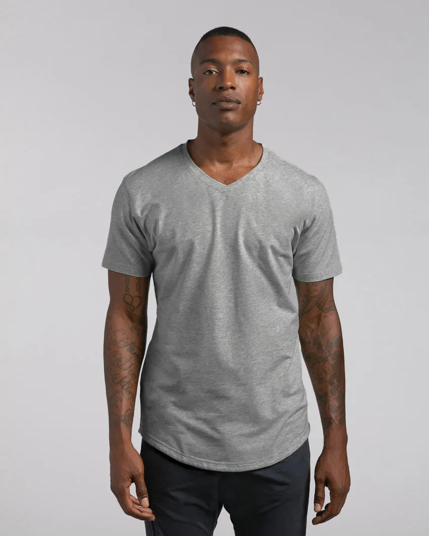 Drop-Cut V-Neck: LUX