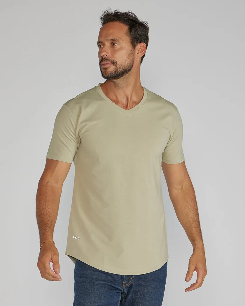 Drop-Cut V-Neck: LUX