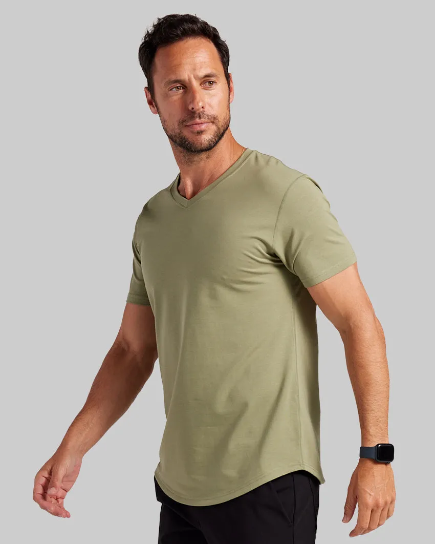 Drop-Cut V-Neck: LUX