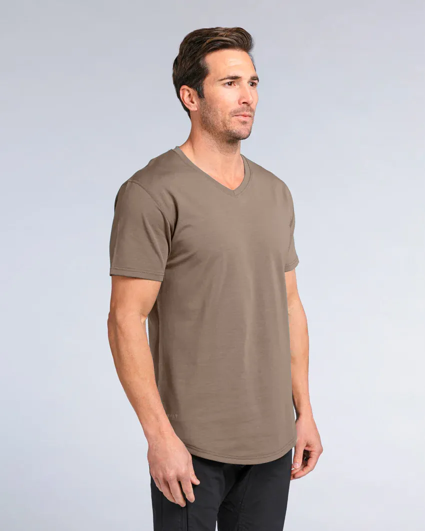 Drop-Cut V-Neck: LUX