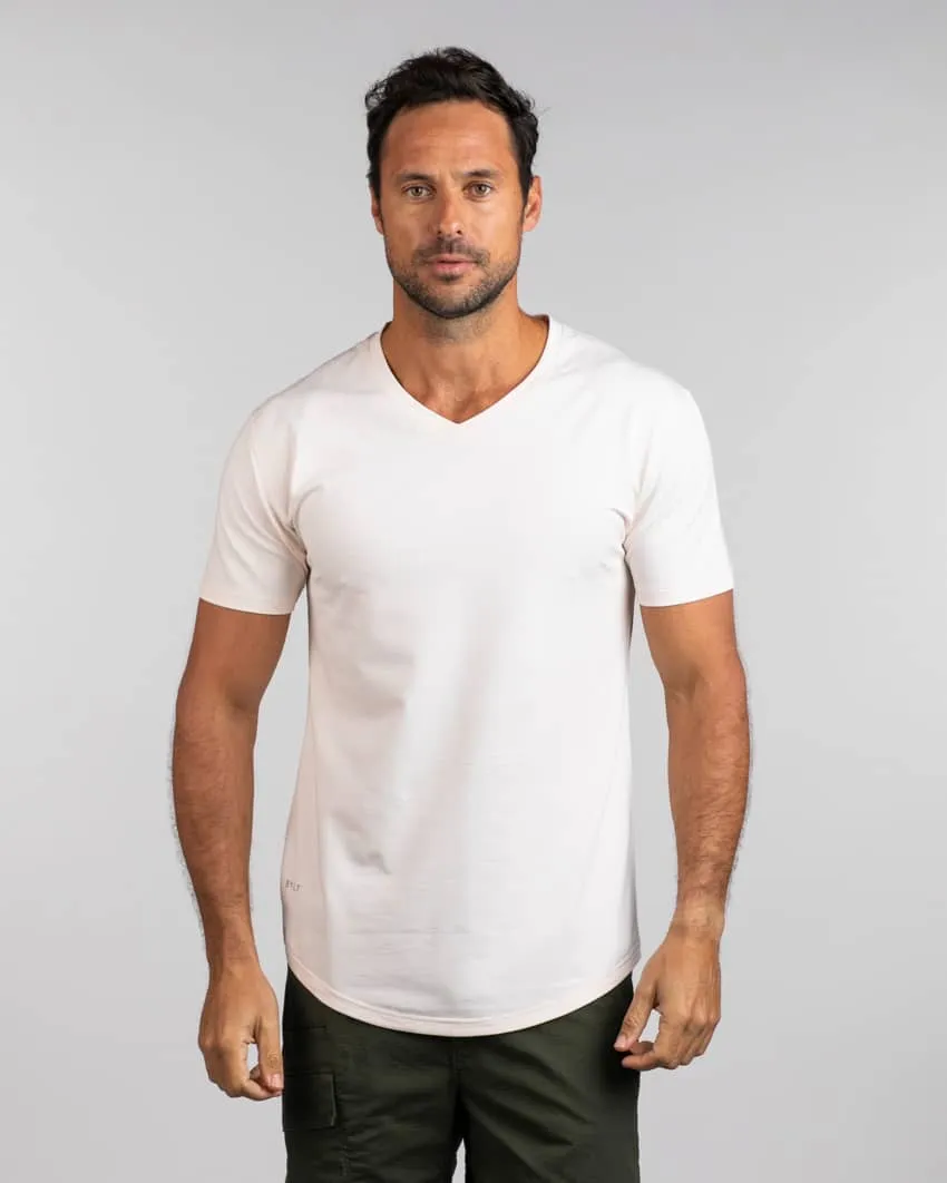 Drop-Cut V-Neck: LUX