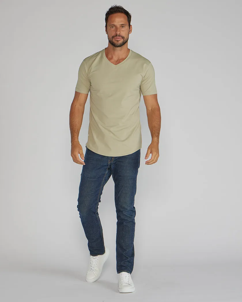 Drop-Cut V-Neck: LUX