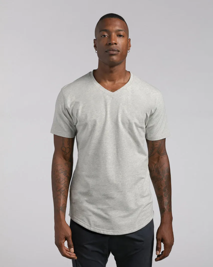 Drop-Cut V-Neck: LUX