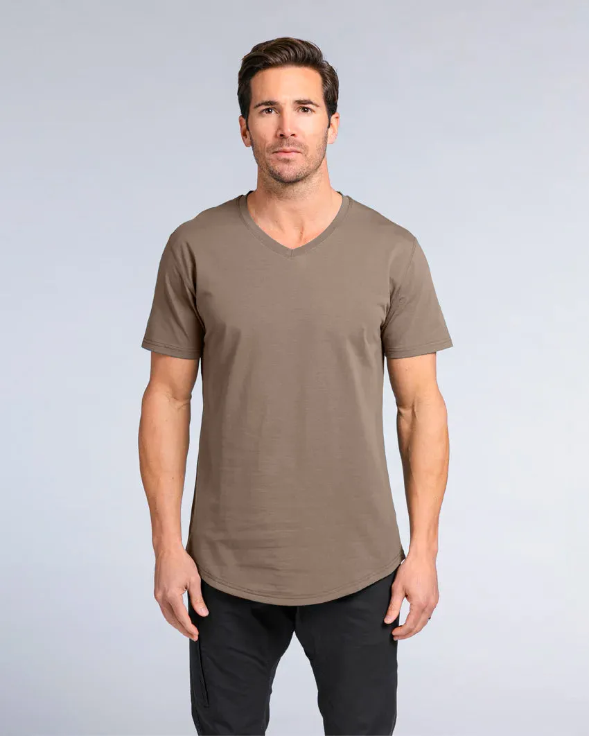 Drop-Cut V-Neck: LUX