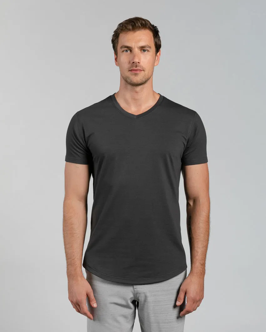 Drop-Cut V-Neck: LUX