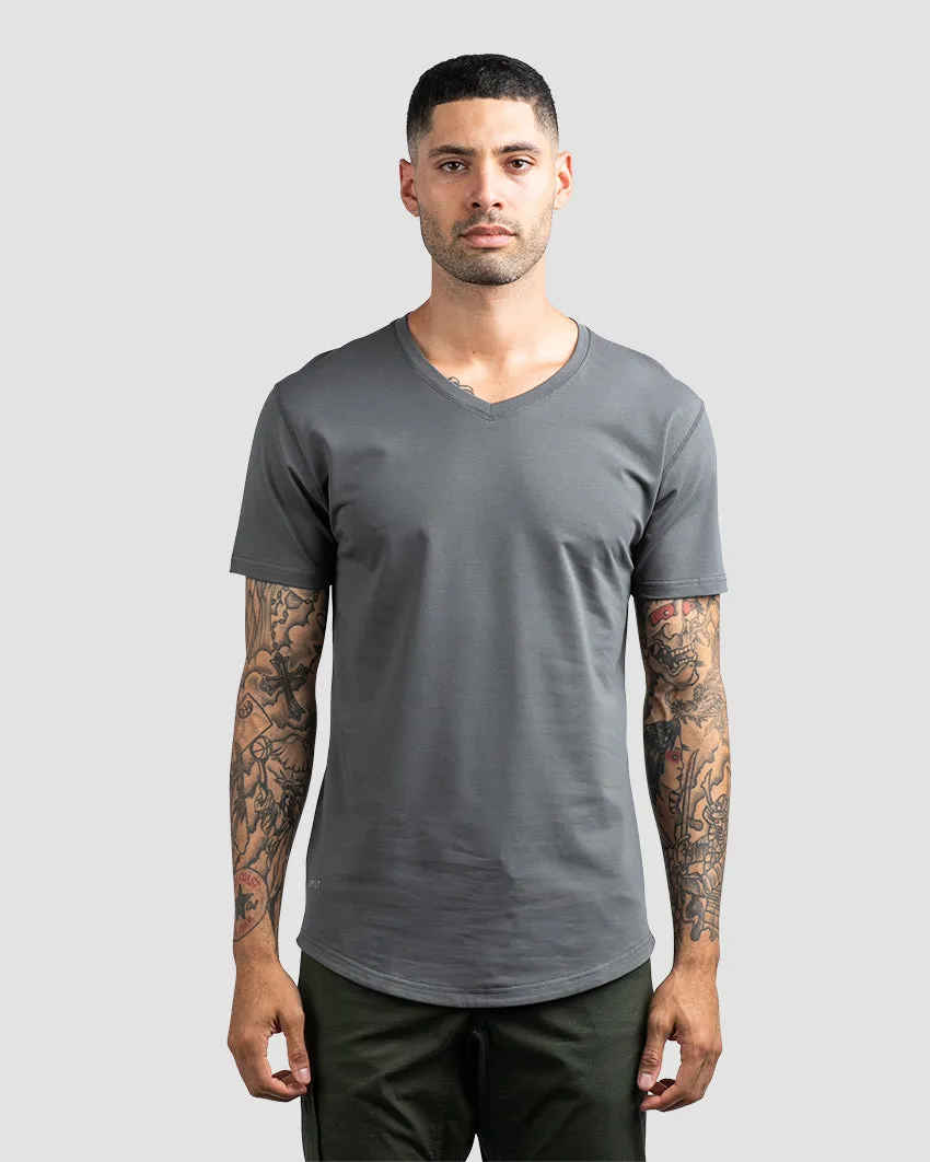 Drop-Cut V-Neck: LUX