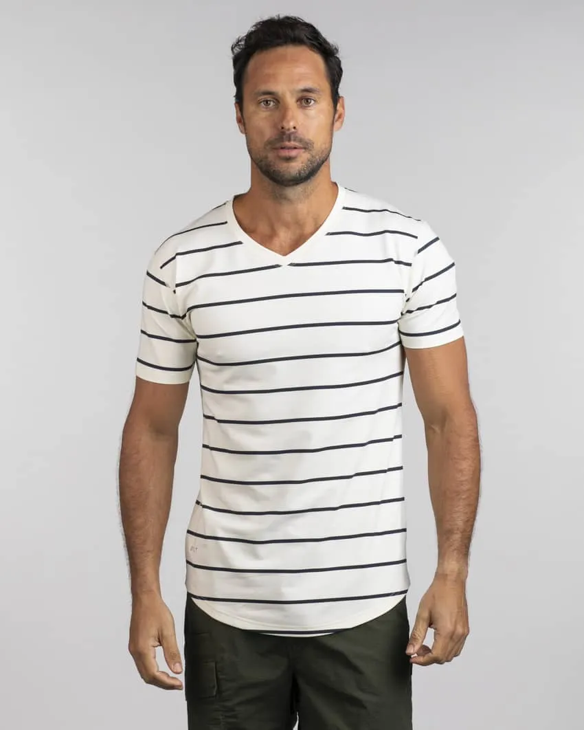 Drop-Cut V-Neck: LUX